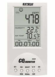 Extech CO220 : Desktop Indoor Air Quality CO2 Monitor