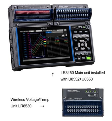 Hioki LR8450-01 Memory Hilogger ( Wireless LAN model )
