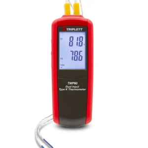 Triplett TMP60 Dual Input Type K/J Thermometer