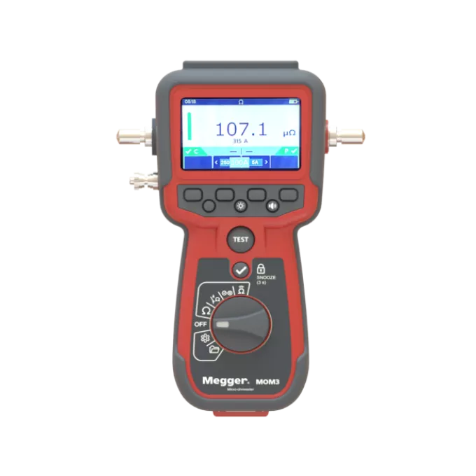 Megger MOM3 Handheld Micro-ohmmeter 300 A