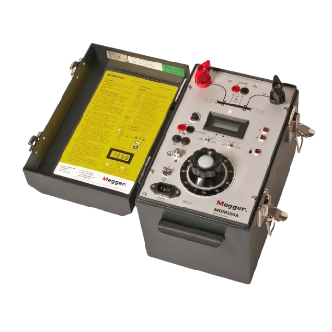 Megger MOM200A Micro-ohmmeter 200 A untuk Uji Kontak
